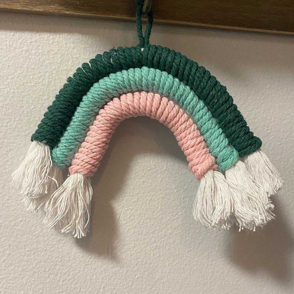 Small Macrame Rainbow